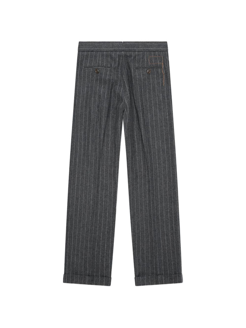 FORTELA Jem striped wool trousers outlook