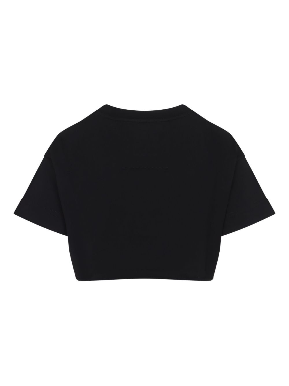 logo-print cropped T-shirt - 2