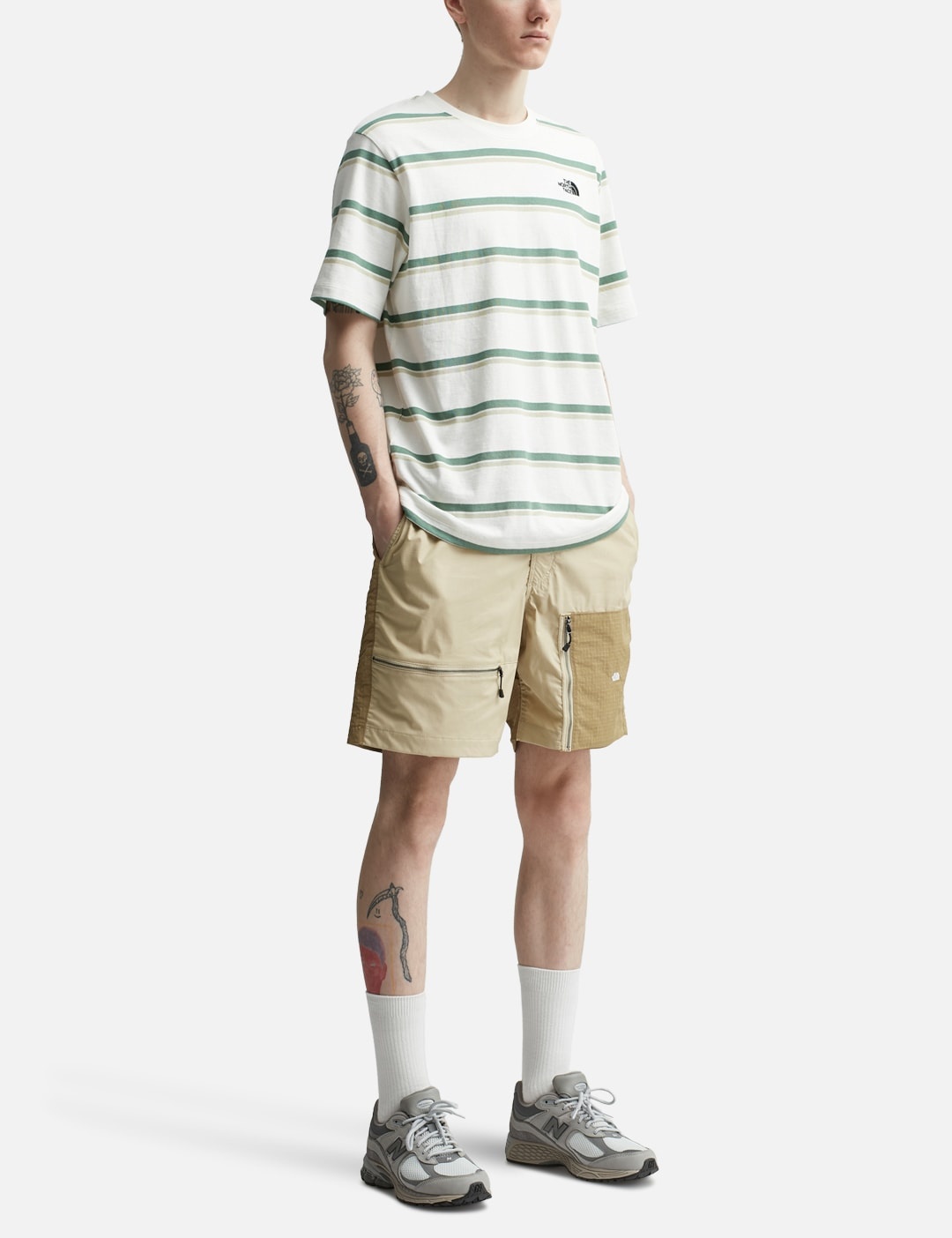 M SHORT SLEEVE STRIPE T-SHIRT - 5