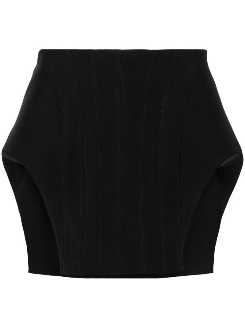 corset-inspired mini skirt 1