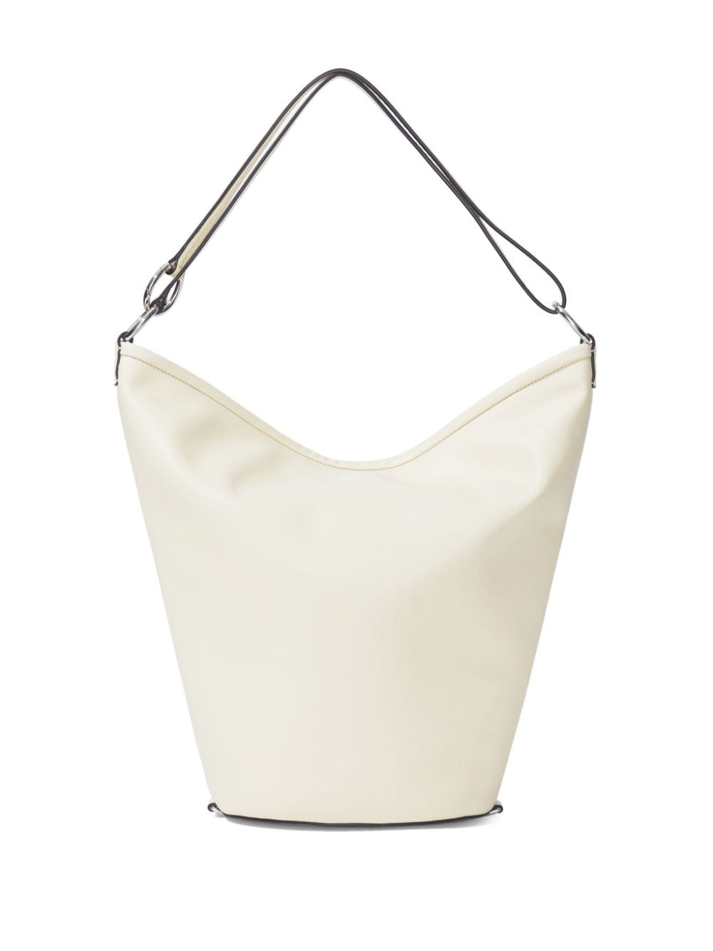 Sling leather bucket bag - 4