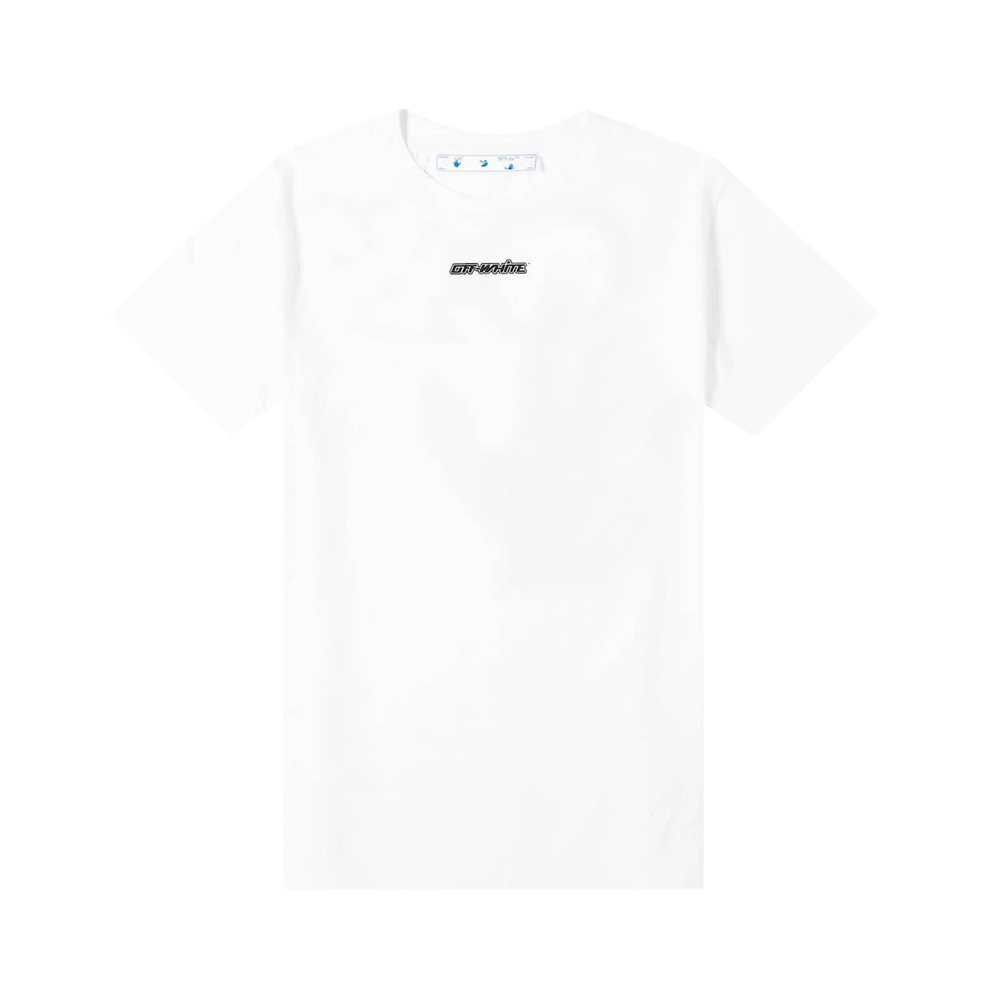 Off-White Marker Arrow Tee 'White/Red' - 1
