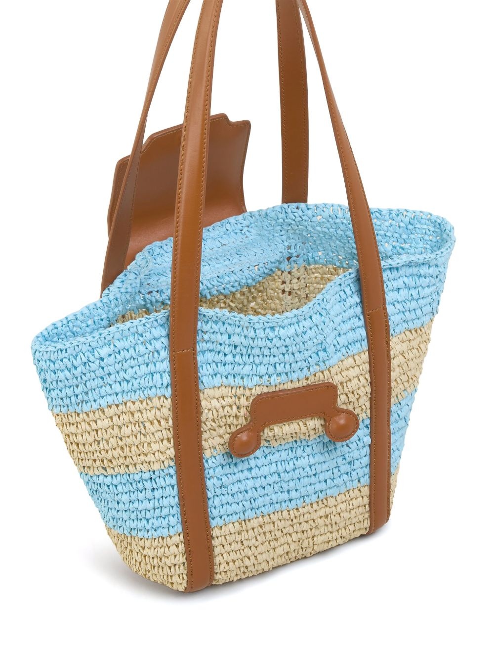 logo-embroidered bag - 5