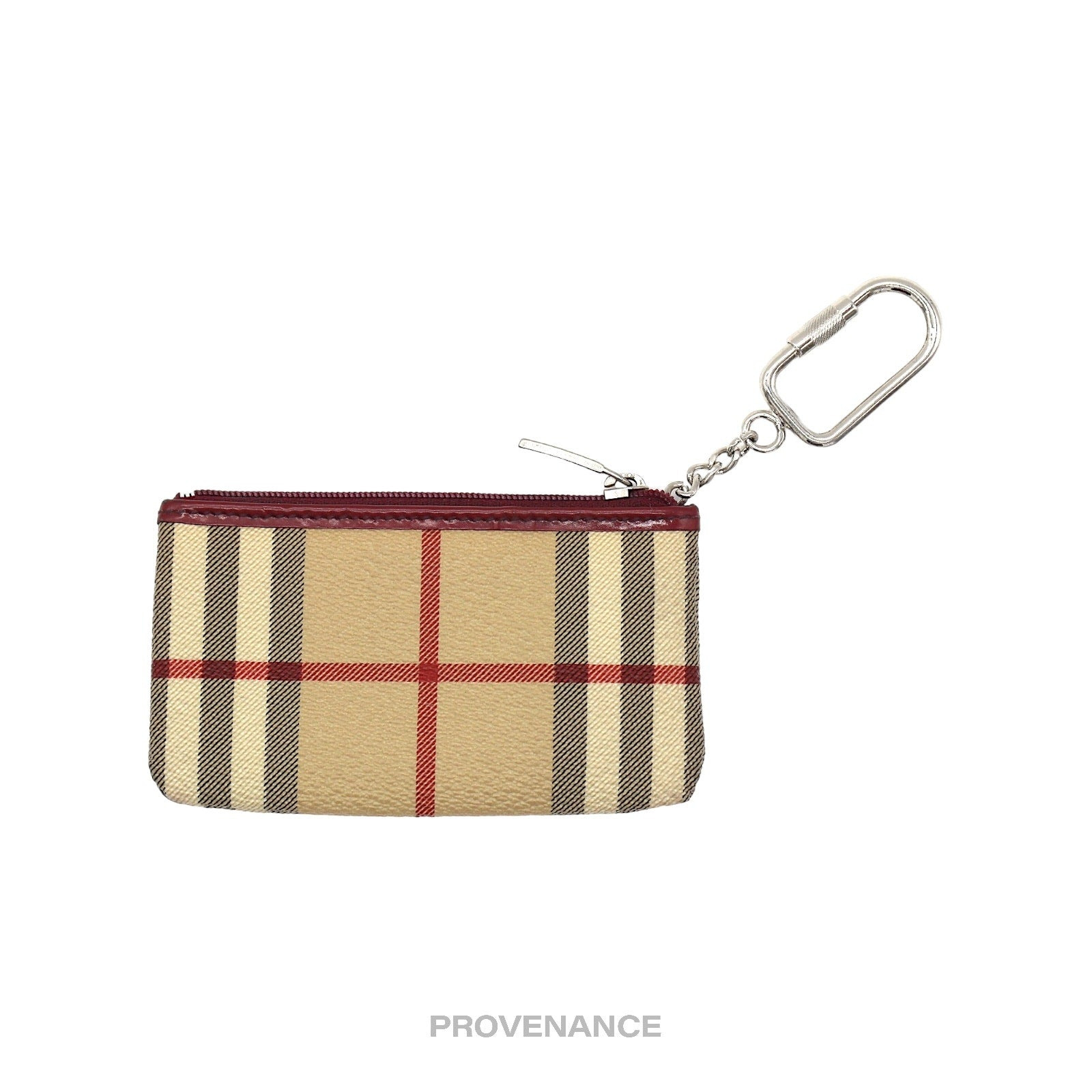 Burberry Key Pouch Cles - Haymarket Check Red - 2