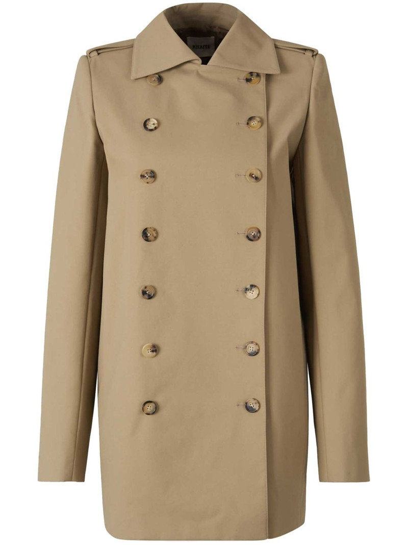 double-breasted trench coat 1
