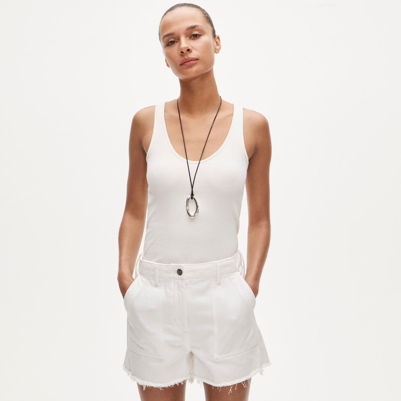 Utility-pocket denim short 3