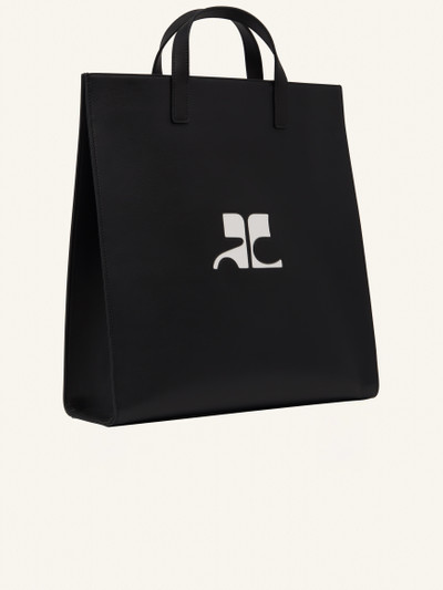 courrèges HERITAGE LEATHER TOTE BAG outlook