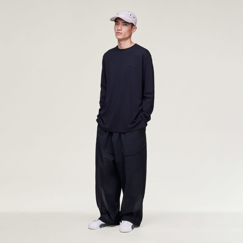 Y-3 LOGO LONG SLEEVE TEE 5