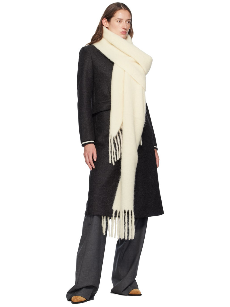 Harris Wharf London Gray Shoulder Pad Coat outlook