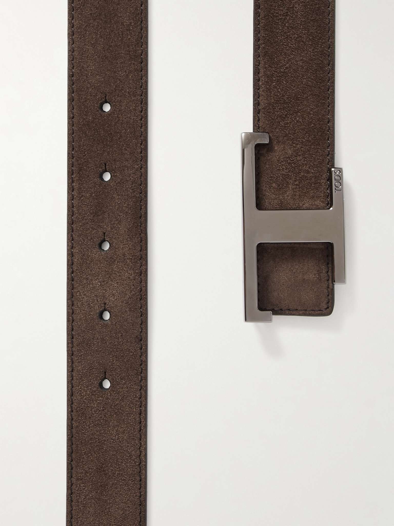 3.5cm Reversible Suede Belt - 3