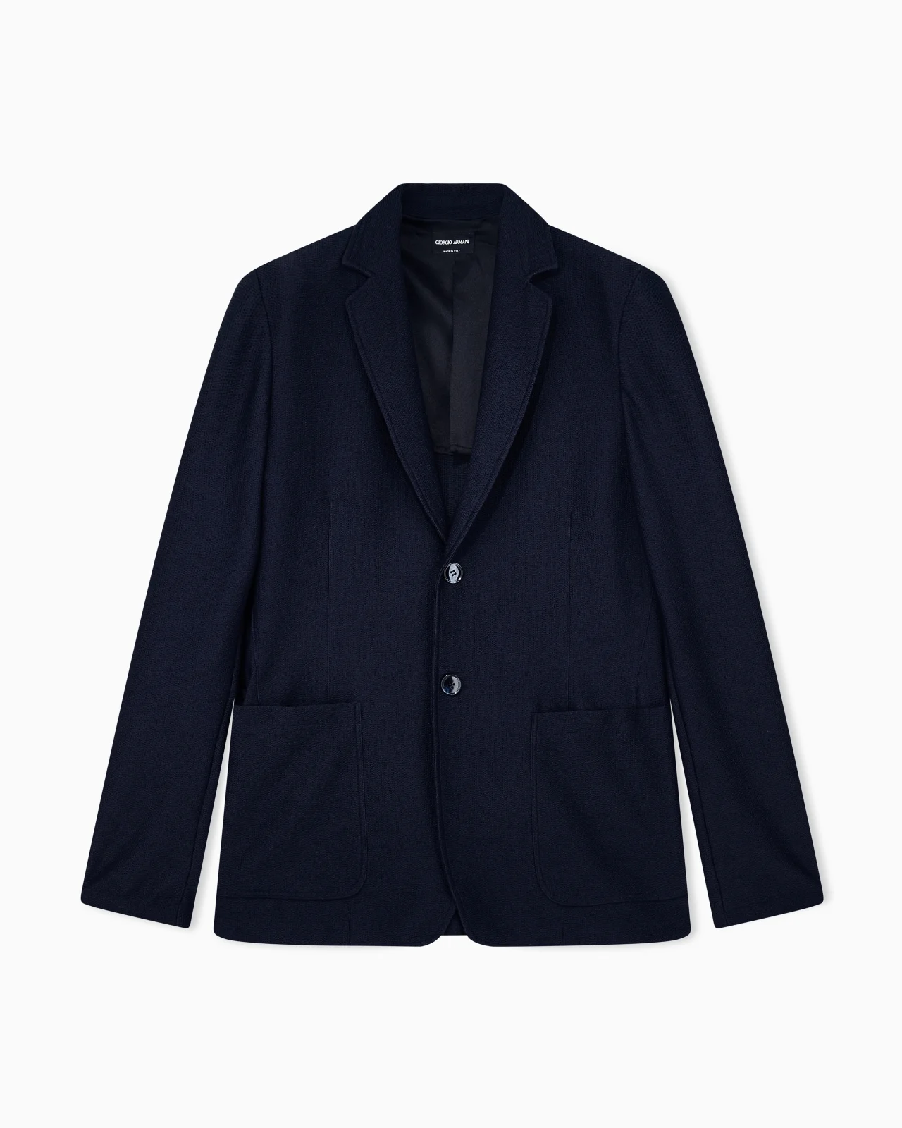 BLAZER REGULAR FIT IN TECHNICAL SEERSUCKER JERSEY - 1