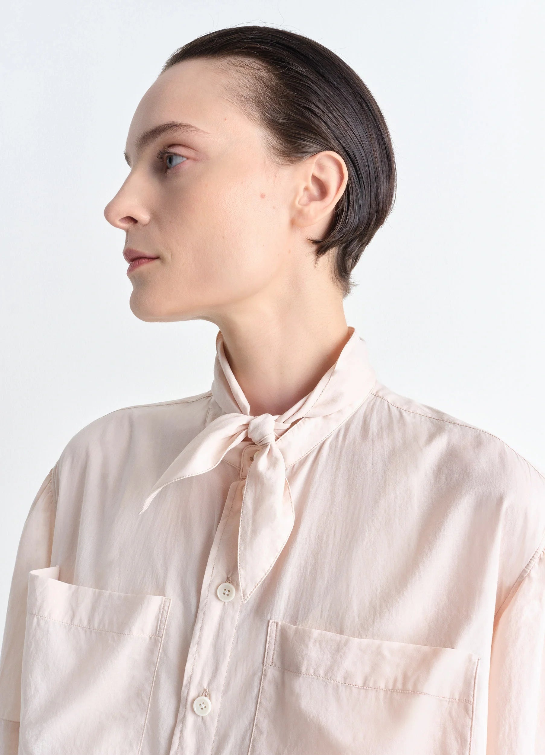 SHORT SLEEVE SHIRT WITH FOULARD - 3