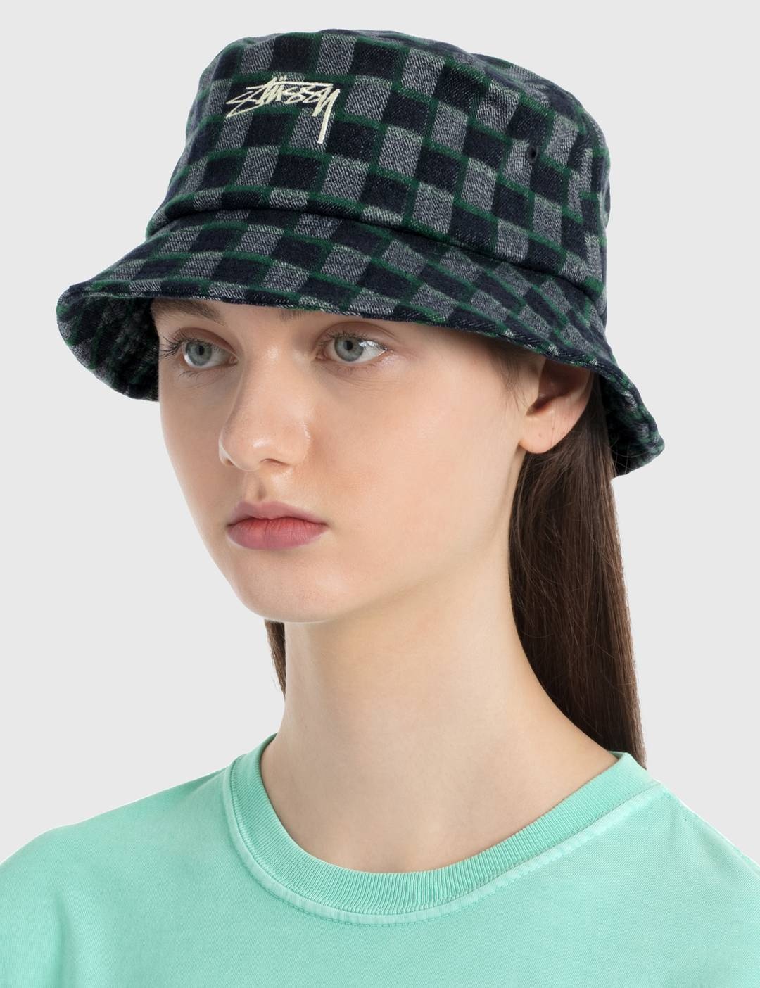 Brent Check Wool Bucket Hat - 5