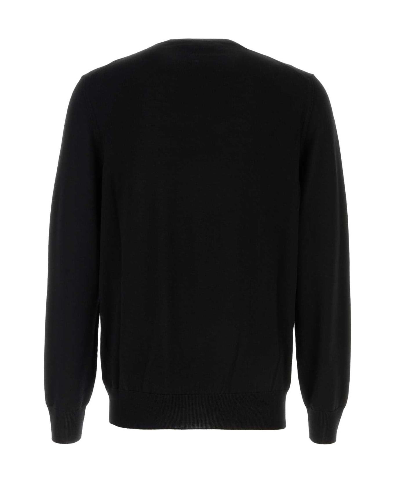 Black Wool Sweater - 2