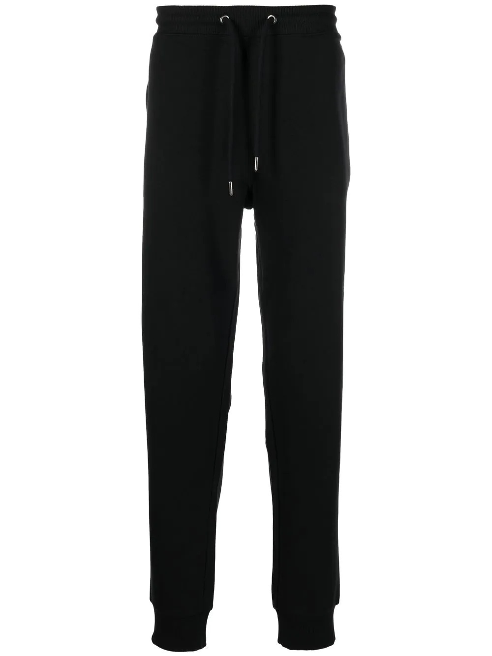 embroidered-logo cotton track pants - 1