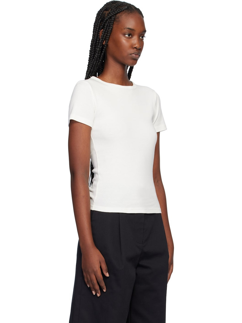 MATTEAU White Short Sleeve Baby T-shirt outlook