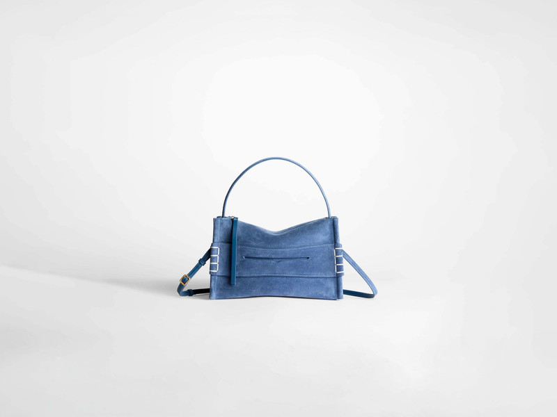 SMALL LOAFER BAG IN MID BLUE 1