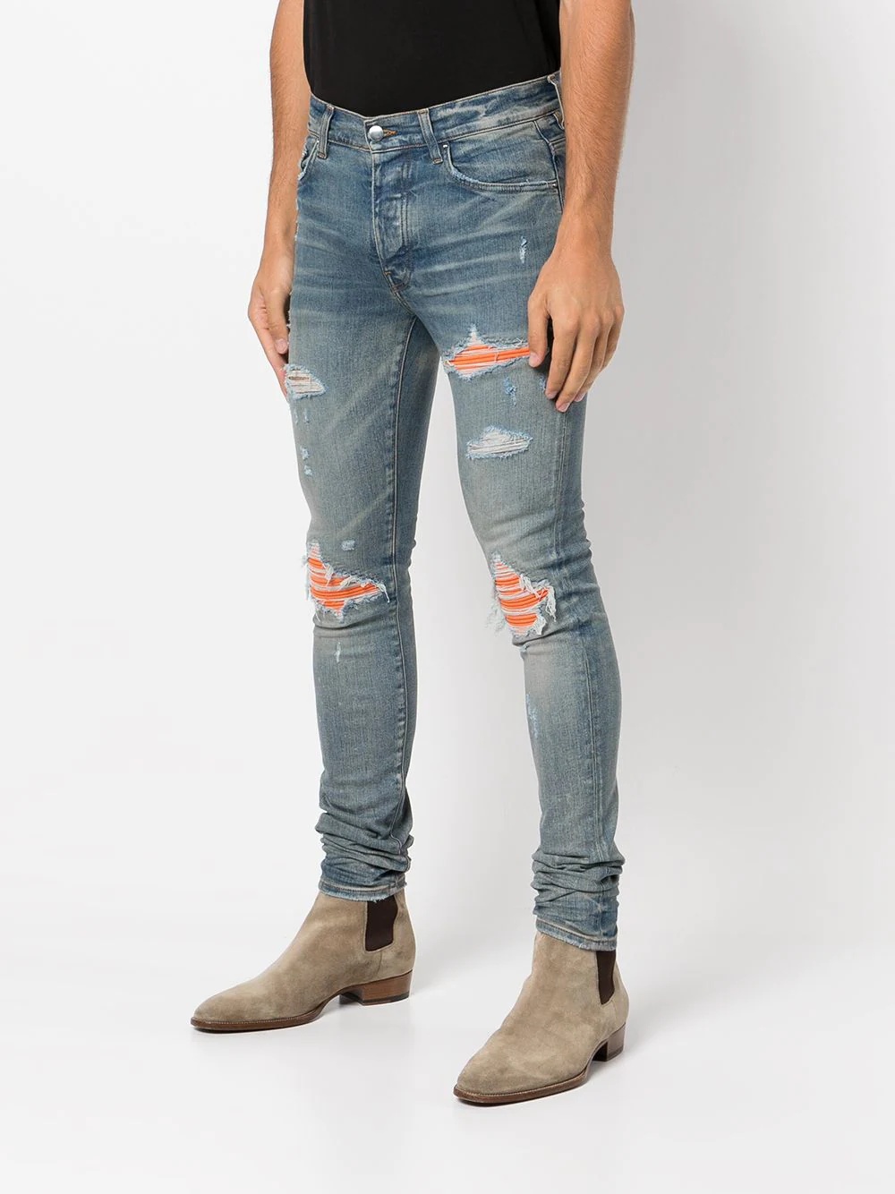 ripped-detail denim jeans - 3