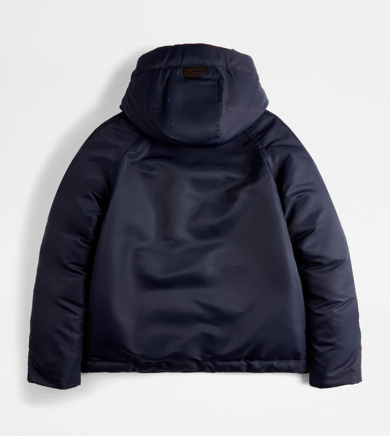 HOODED DOWN JACKET - BLUE 7