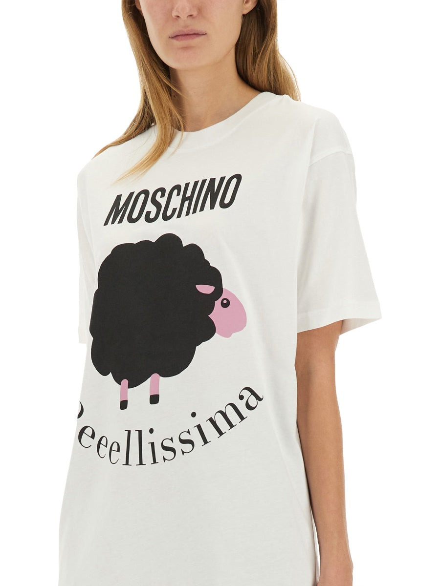 Moschino Women T-Shirt With Print - 4