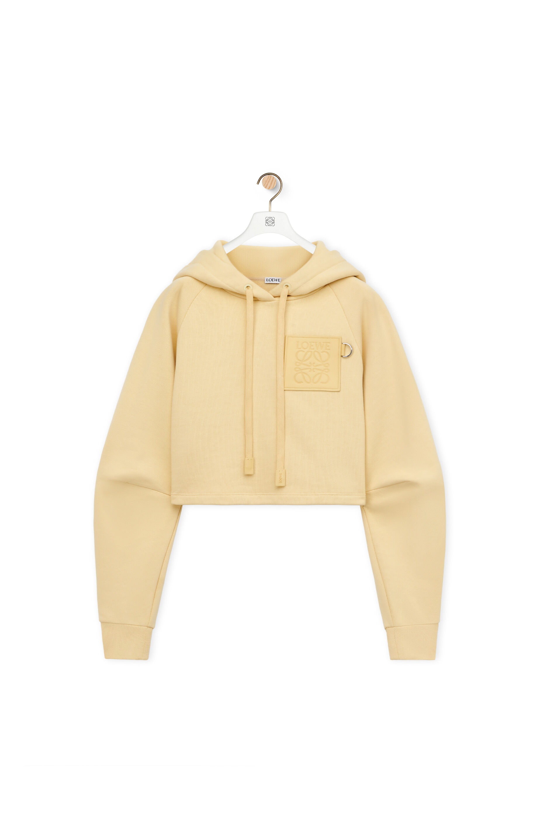 Cropped hoodie in cotton - 1