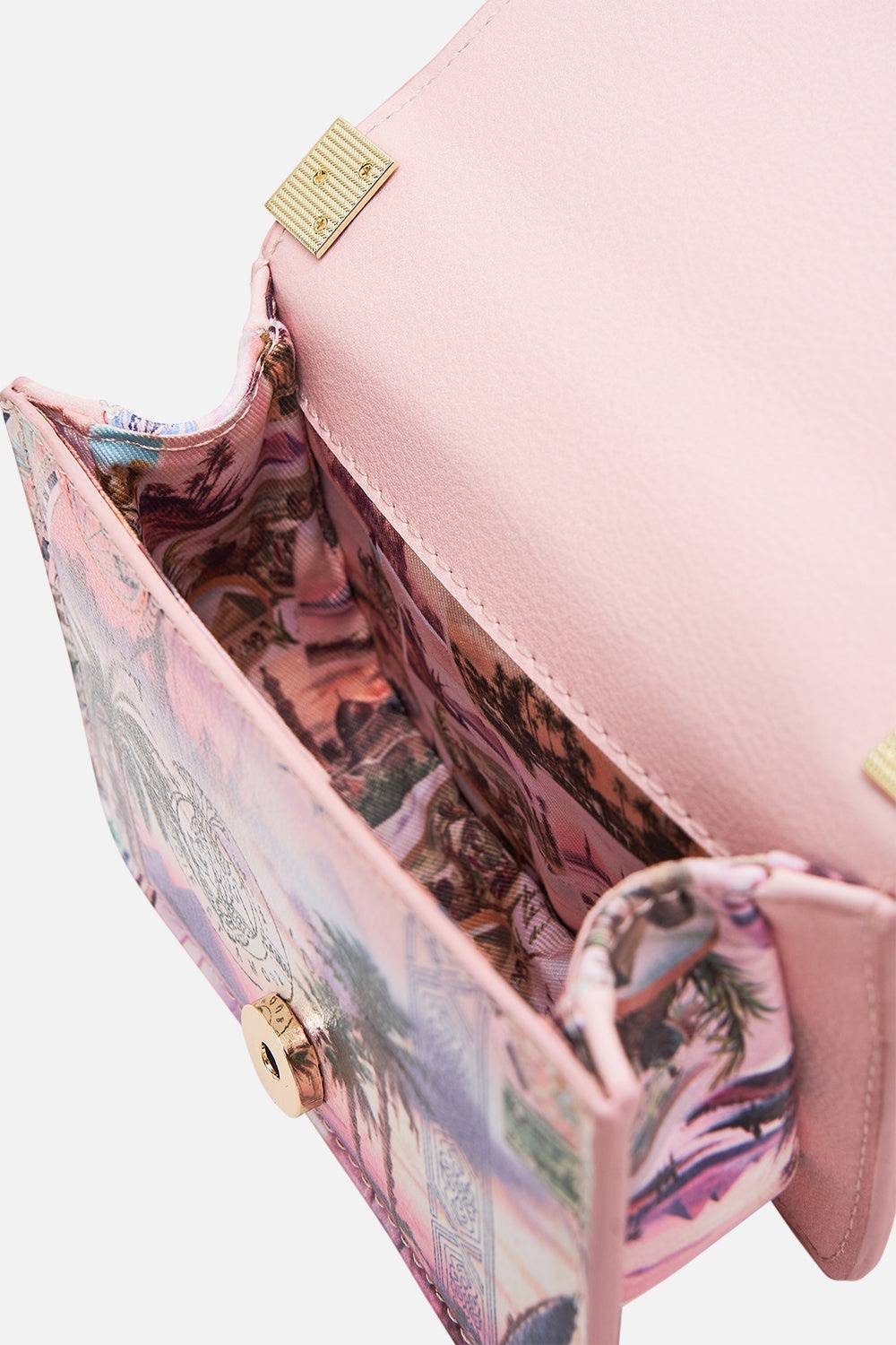 MINI CROSSBODY BOX BAG WITH CHAIN - 5