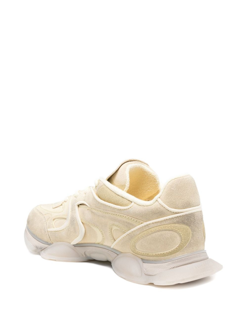Eris suede-panelled sneakers - 3