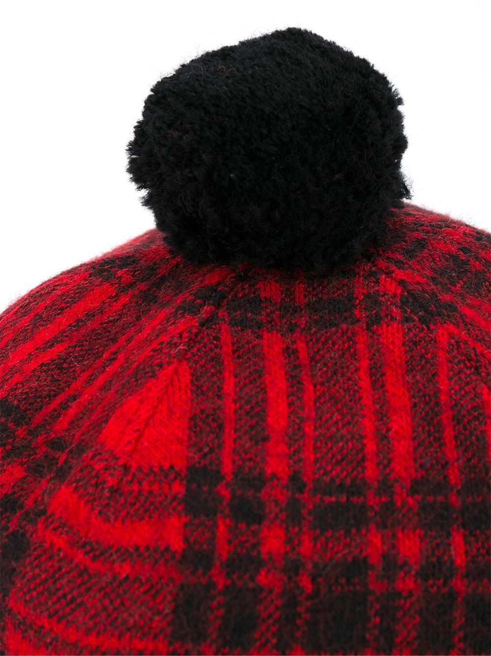 tartan tassel baseball cap - 4