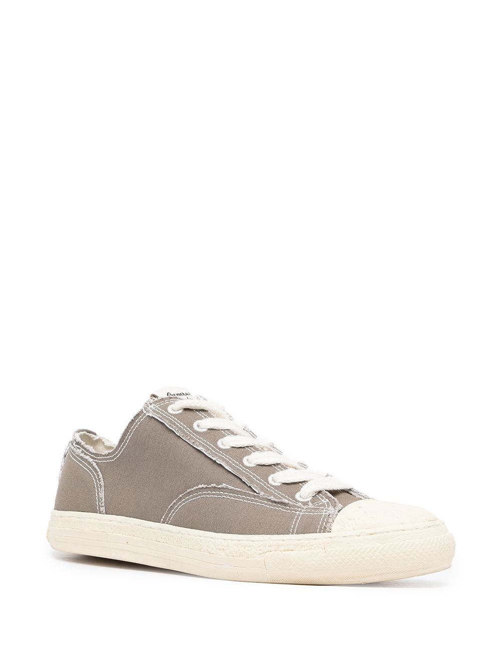 General Scale contrast-stitch sneakers - 2