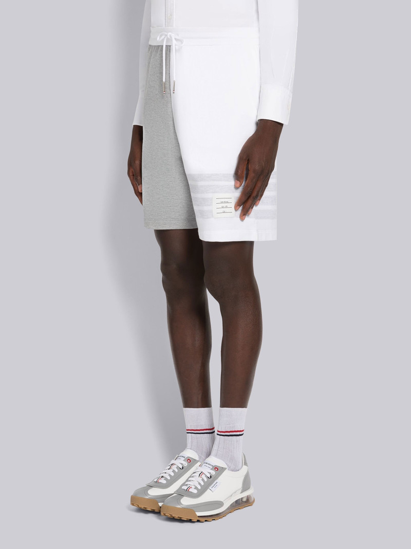 Thom Browne Fun-Mix Lightweight Loopback 4-Bar Sweatshorts outlook