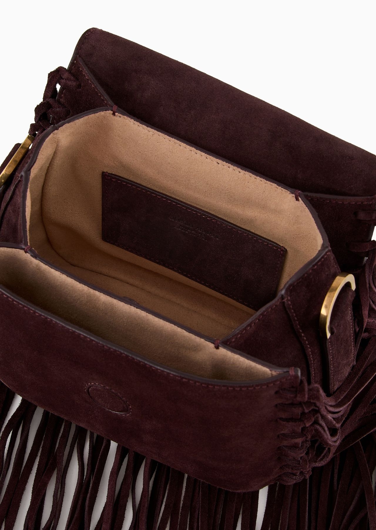 La Prima fringed suede bag - 5