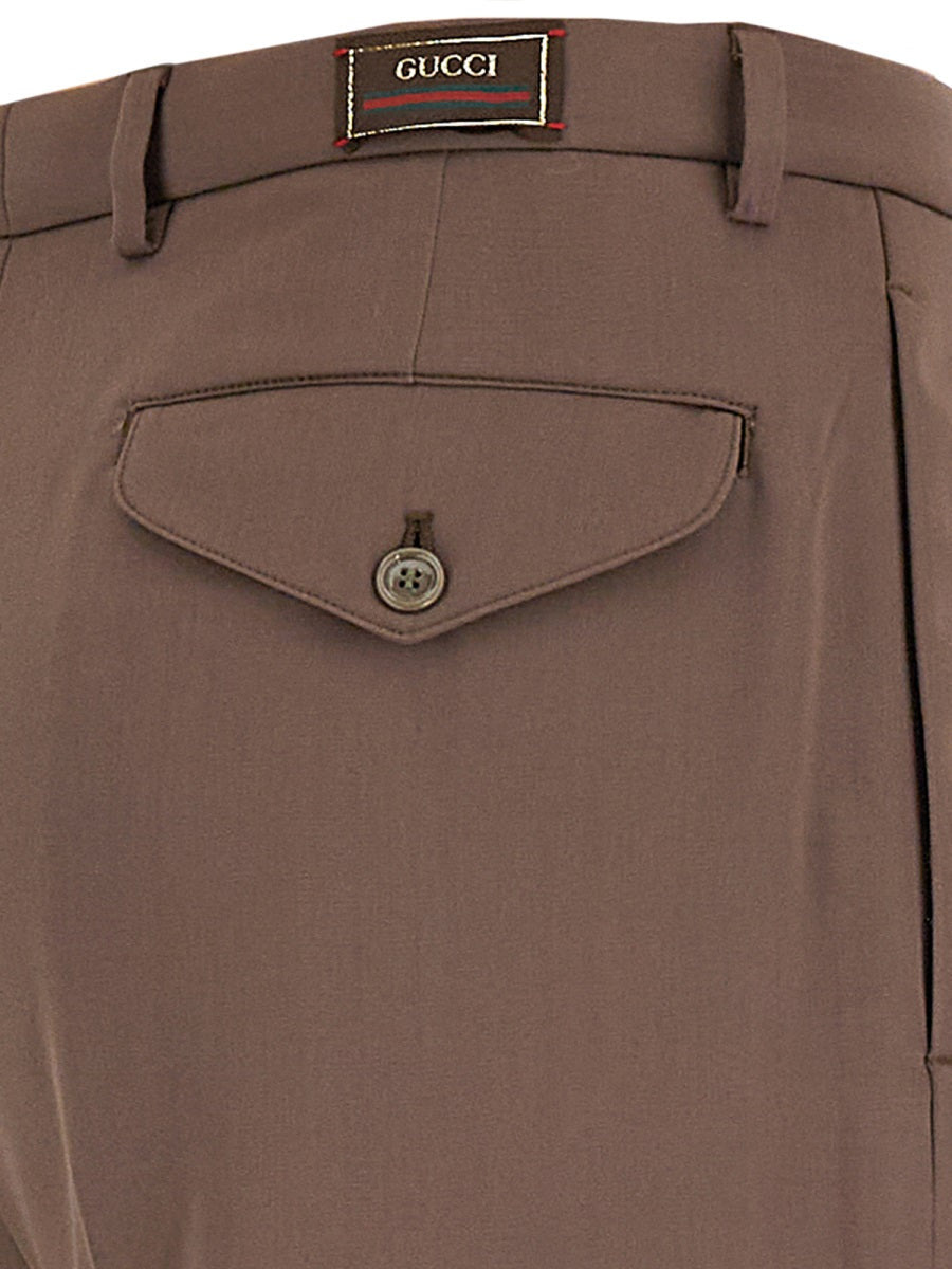 Gucci Men Pants With Gucci Label - 4