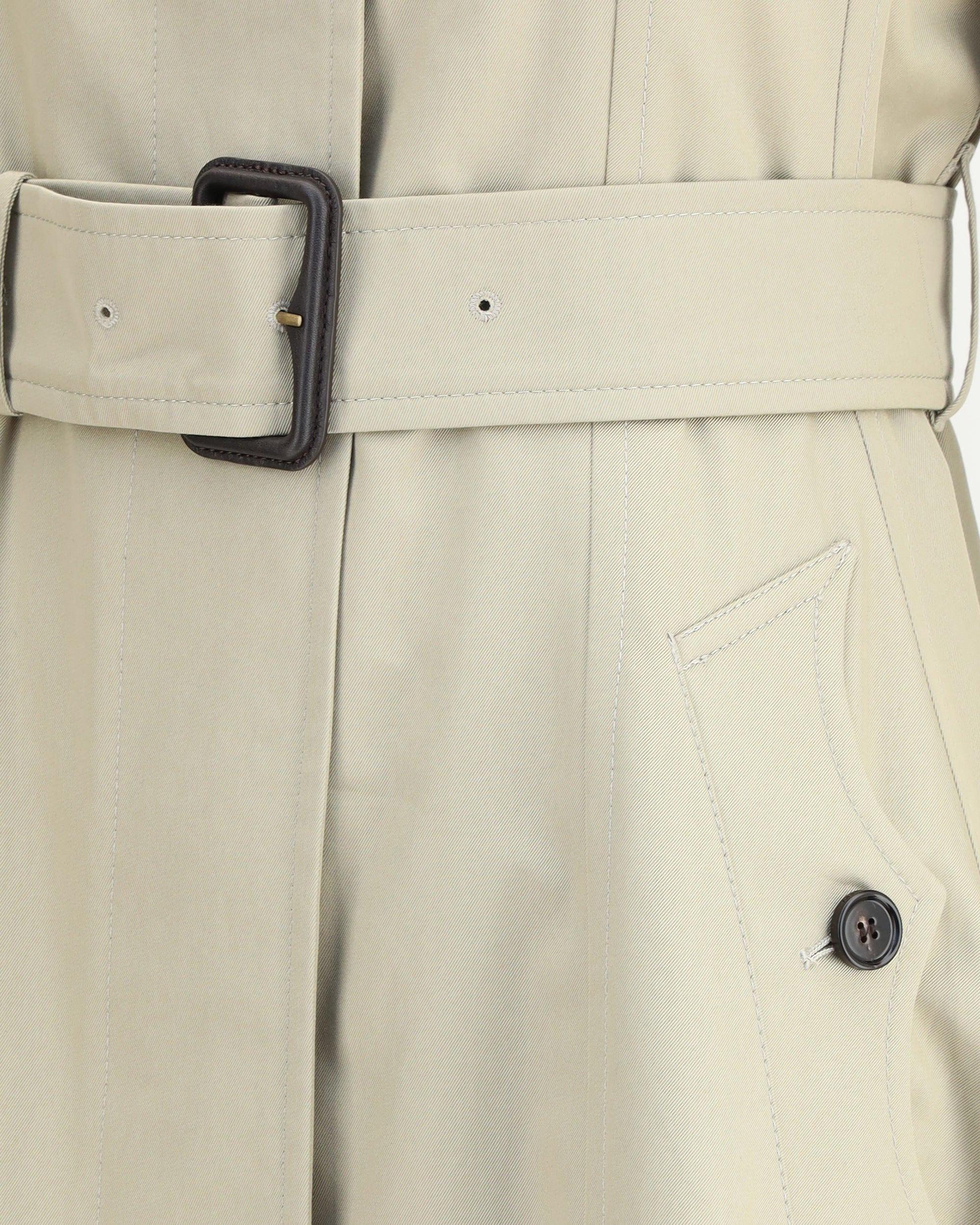 Ellingham fit-and-flare long gabardine Trench Coat - 3