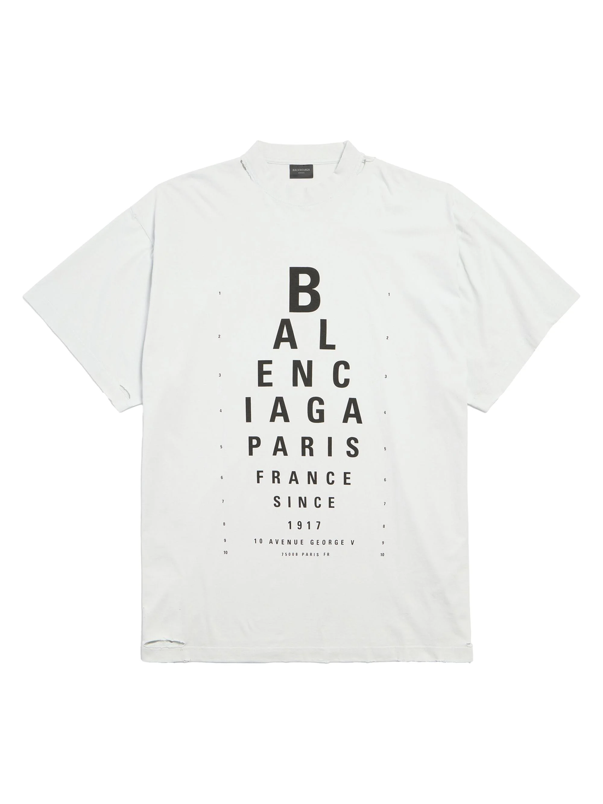 Women's Optical Oversized T-Shirt - White - 1