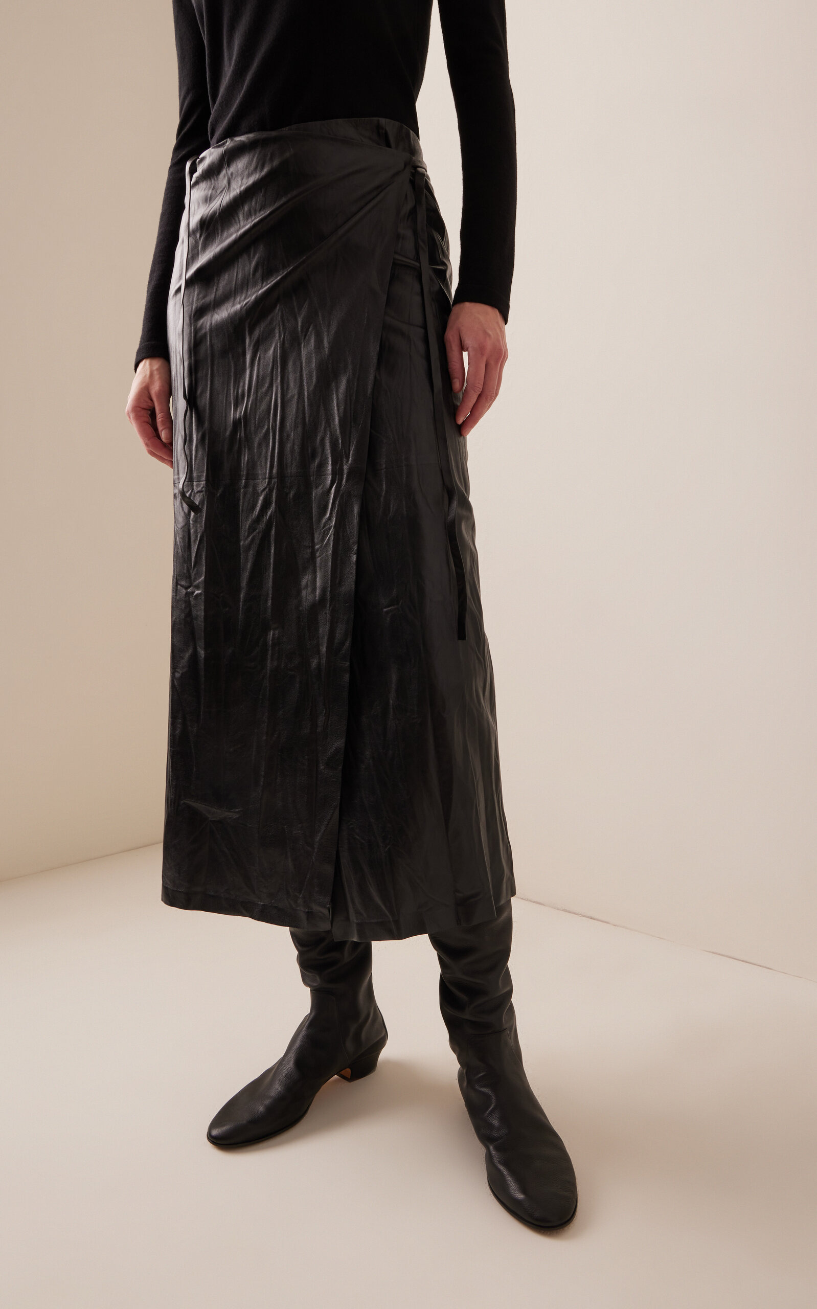 Bert Leather Skirt black - 3