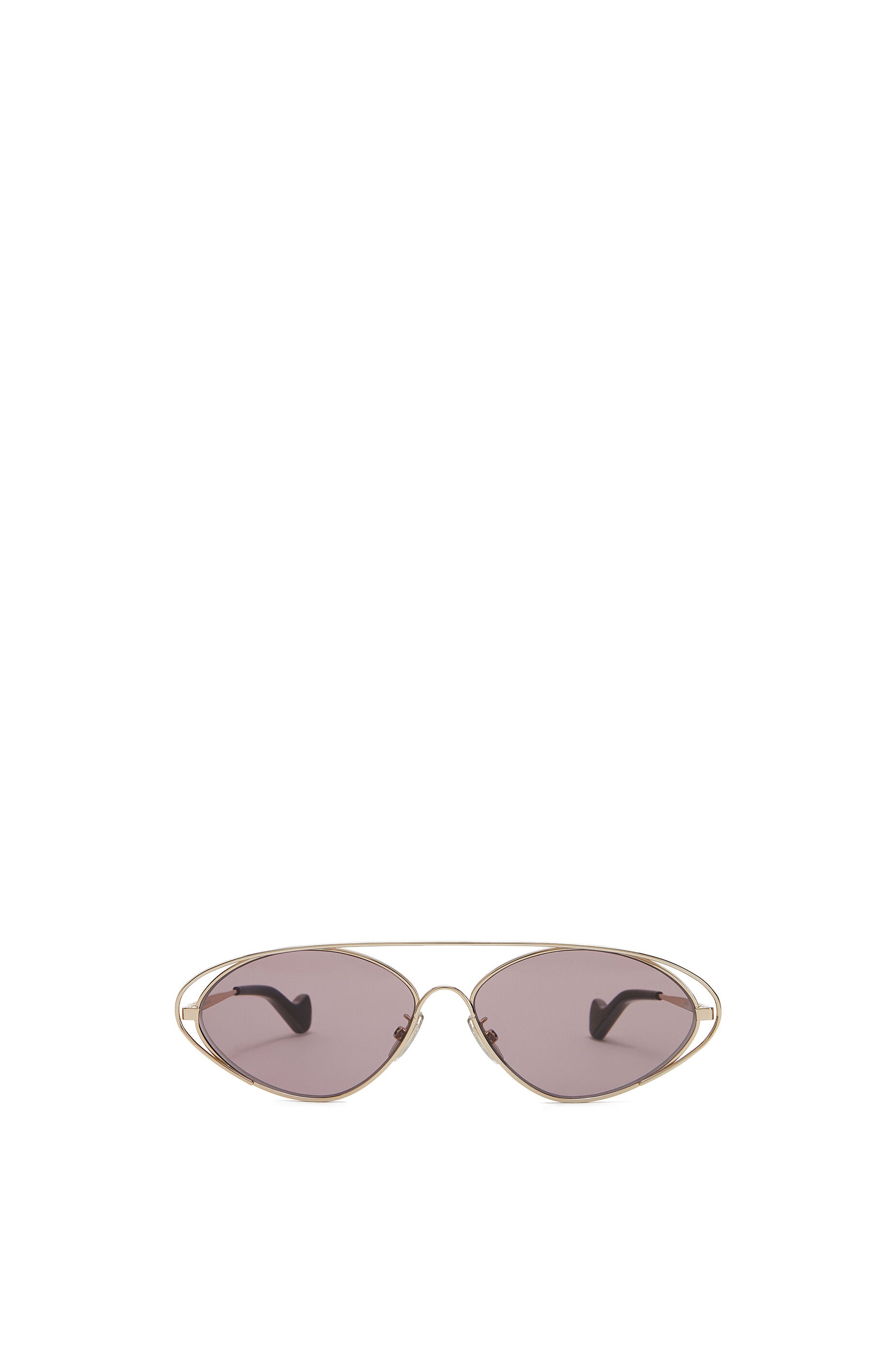 Metal oval sunglasses - 1