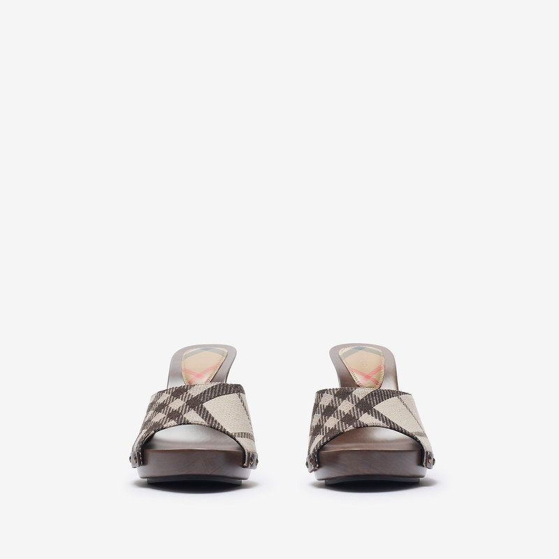 Burberry Check Potter Mules outlook