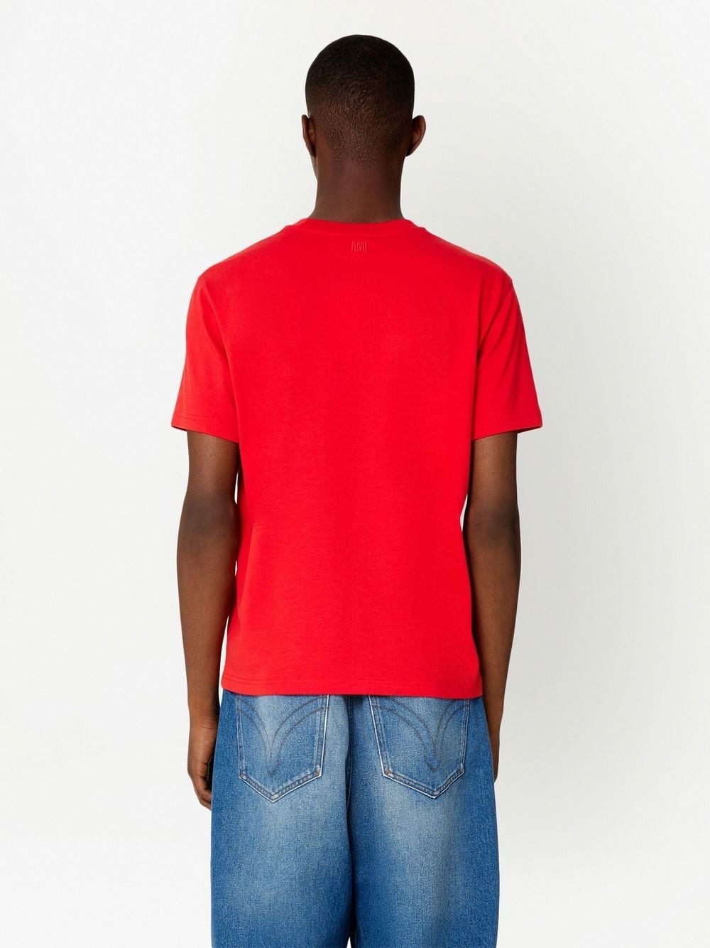 embroidered-logo cotton T-shirt - 4