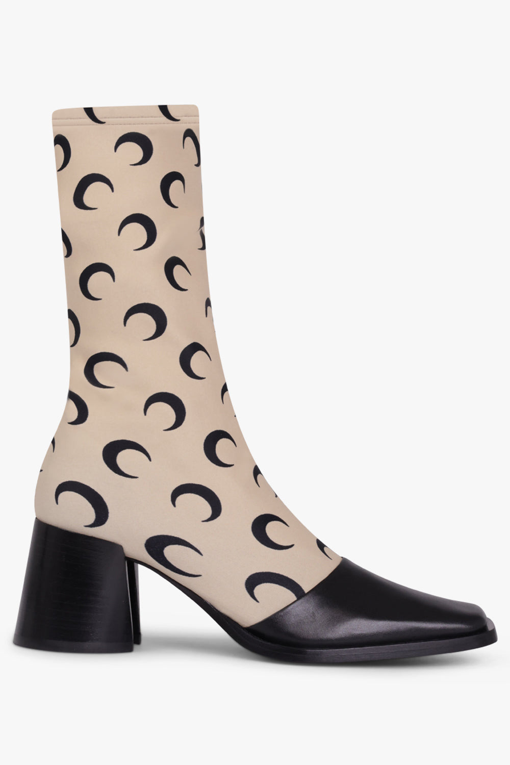 REGENERATED ALL OVER MOON JERSEY ANKLE BOOT | TAN - 2