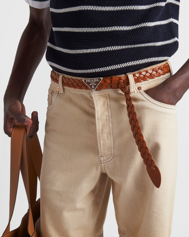 Worn bull-denim Bermudas 3