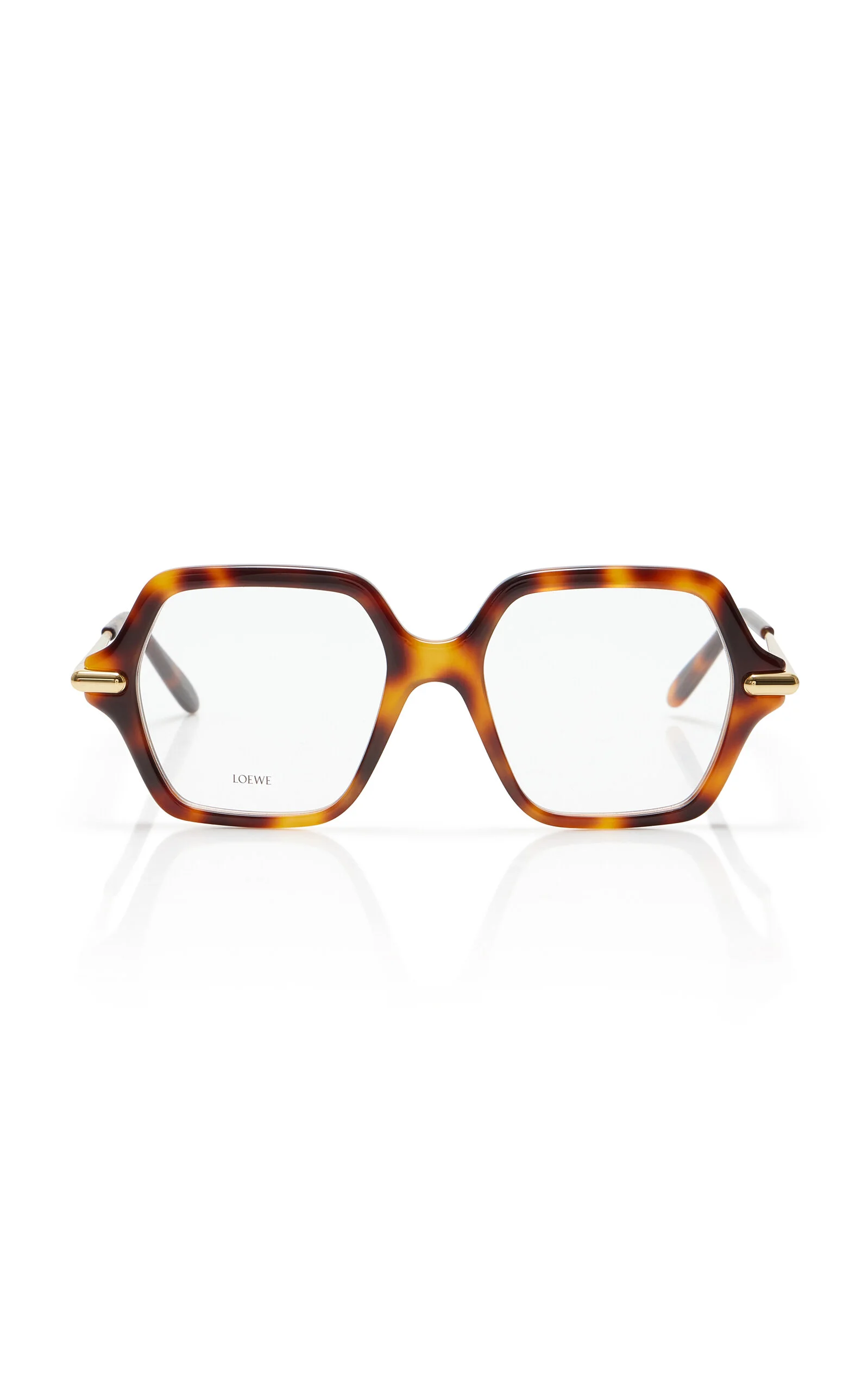 Slim Square-Frame Acetate Optical Glasses - 1