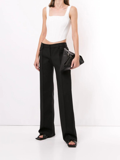 Dion Lee pointelle corset top outlook