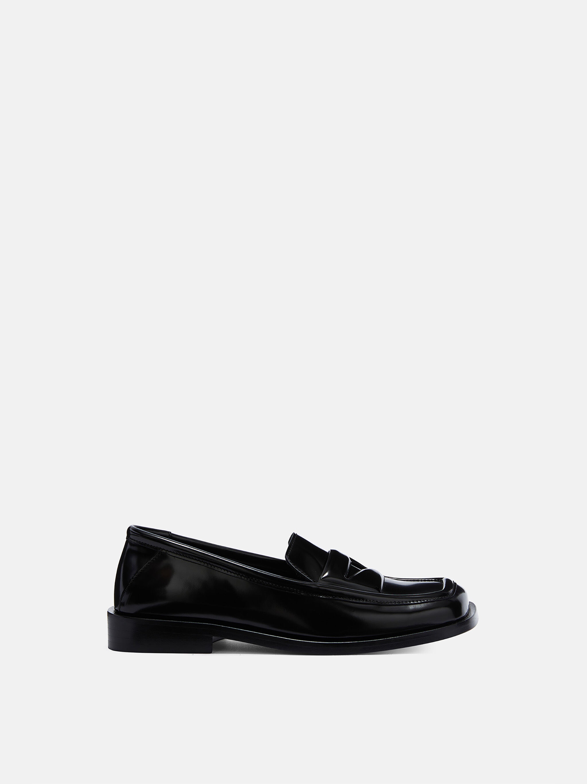 ''AMANDA'' BLACK COLLEGE LOAFER - 1