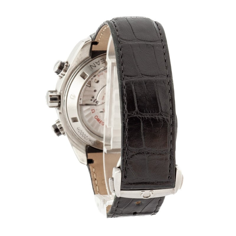 Omega Seamaster Planet Ocean 600M Steel on Leather - 3
