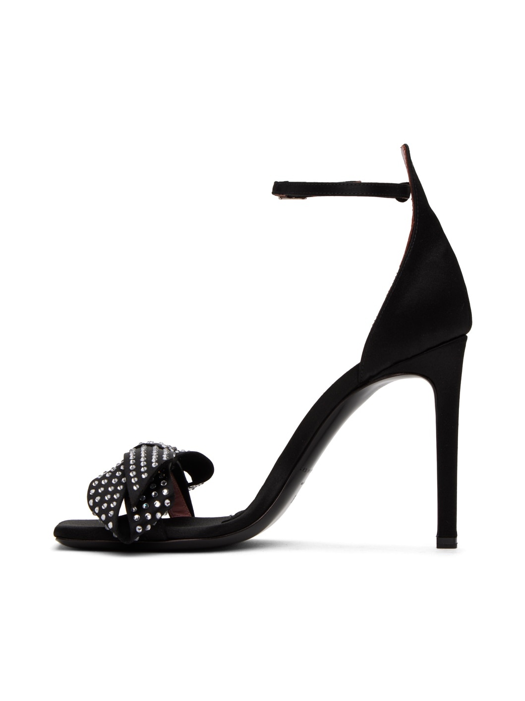 Black Norma 100 Heeled Sandals - 3