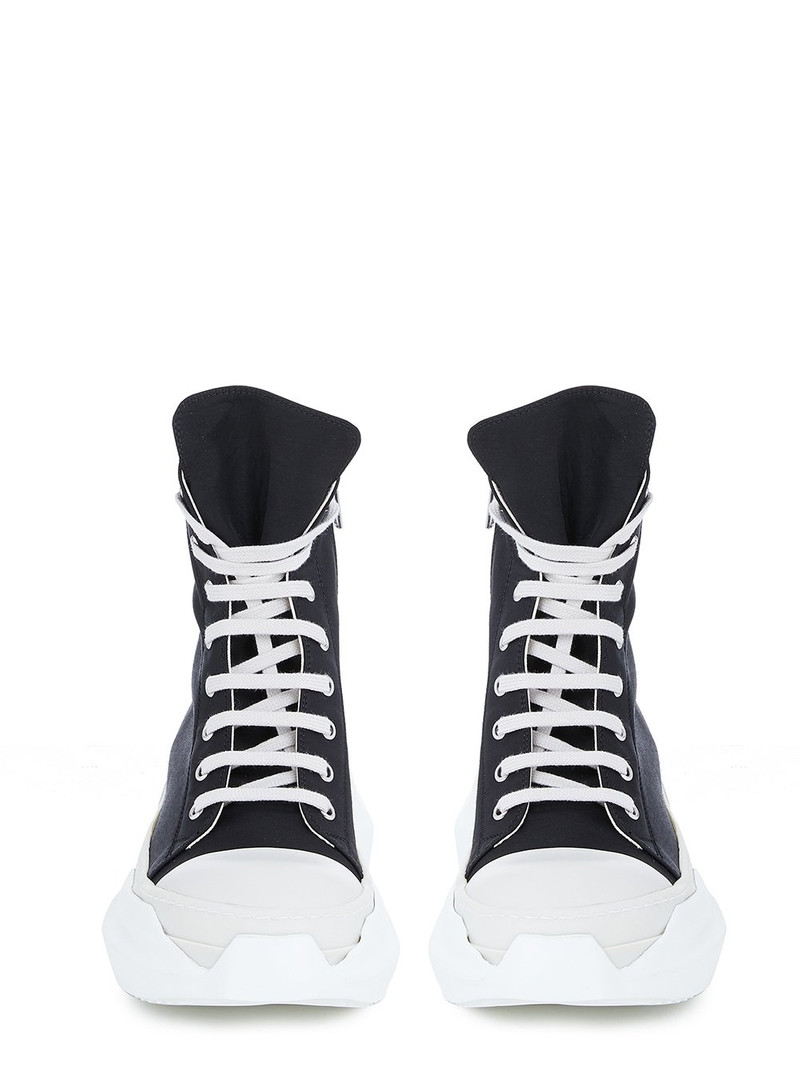 Rick Owens DRKSHDW Gray Abstract Sneakers outlook