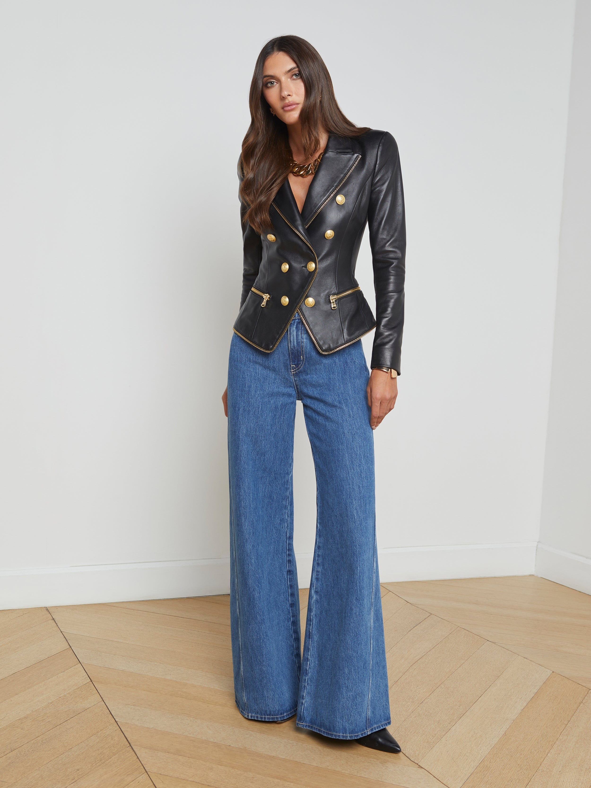 Ottilie Leather Blazer - 6