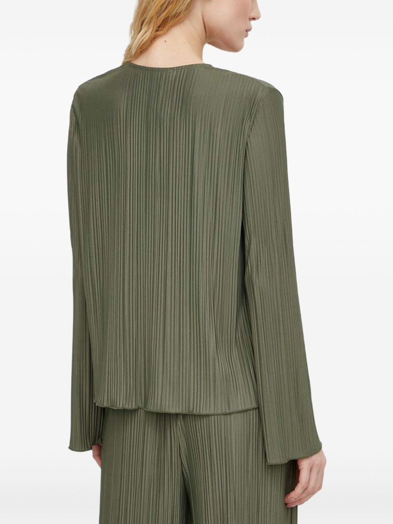 buttoned pleated top 3
