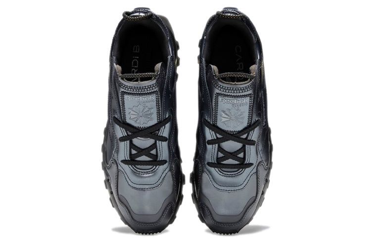 (WMNS) Reebok Cardi B x Classic Leather 'Black Dark Silver' GW2631 - 4