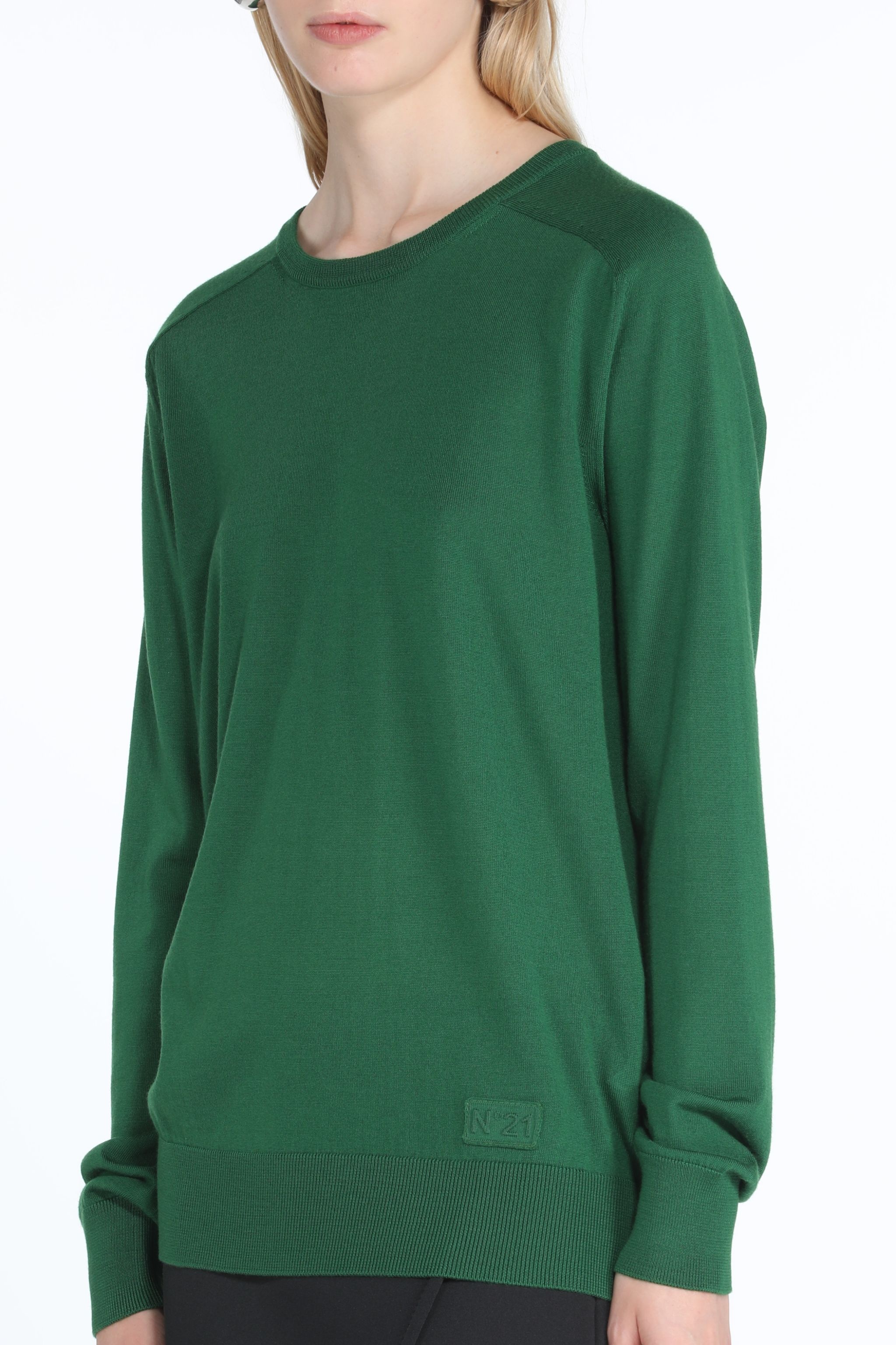 LOGO-APPLIQUÉ SWEATER - 5